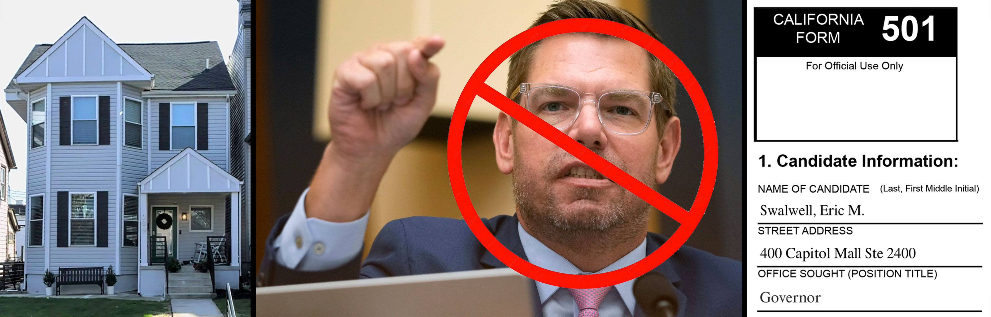 Eric Swalwell disqualification evidence collage